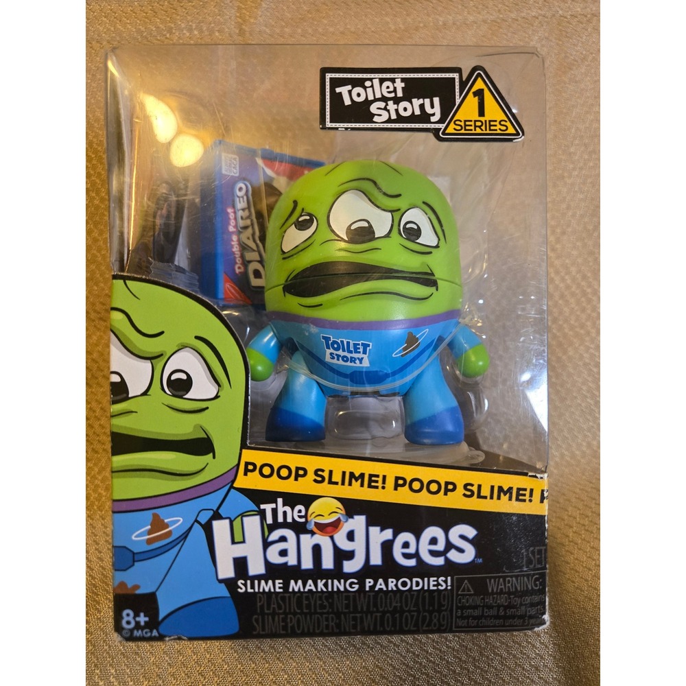 MGA The Hangrees Toilet Story Series 1 Alien Parody Slime Figure 563297 New